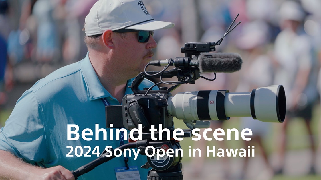 Behind the Scenes 2024 Sony Open in Hawaii　※ YouTubeに遷移します
